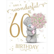 Wonderful 60th Large Me to You Bear Birthday Card Image Preview